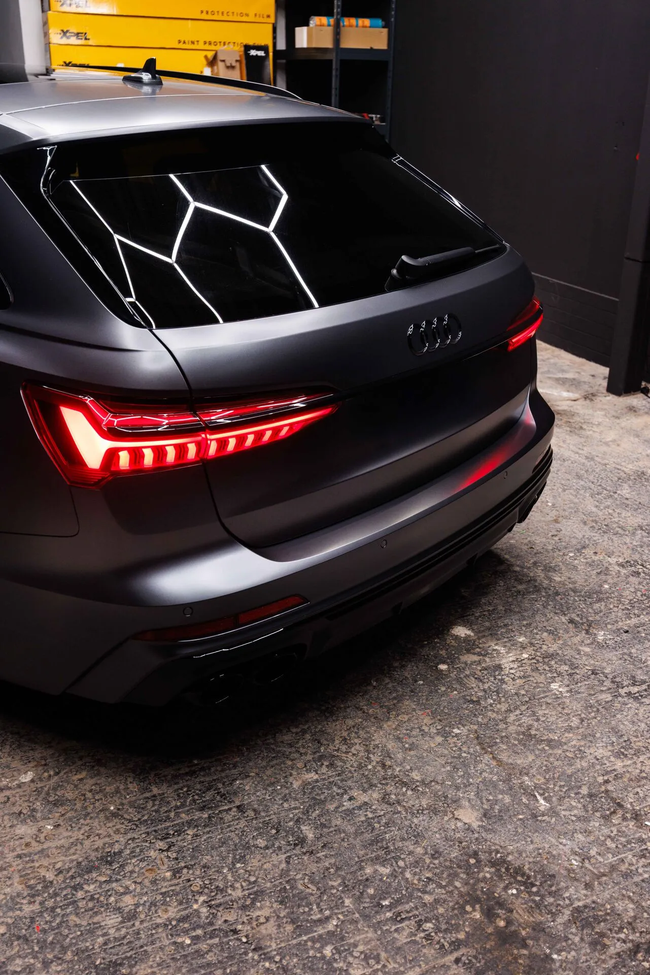 Ochranná fólia XPEL PPF na Audi S6 - aplikácia ochranných fólií Košice | Folfactory Studio